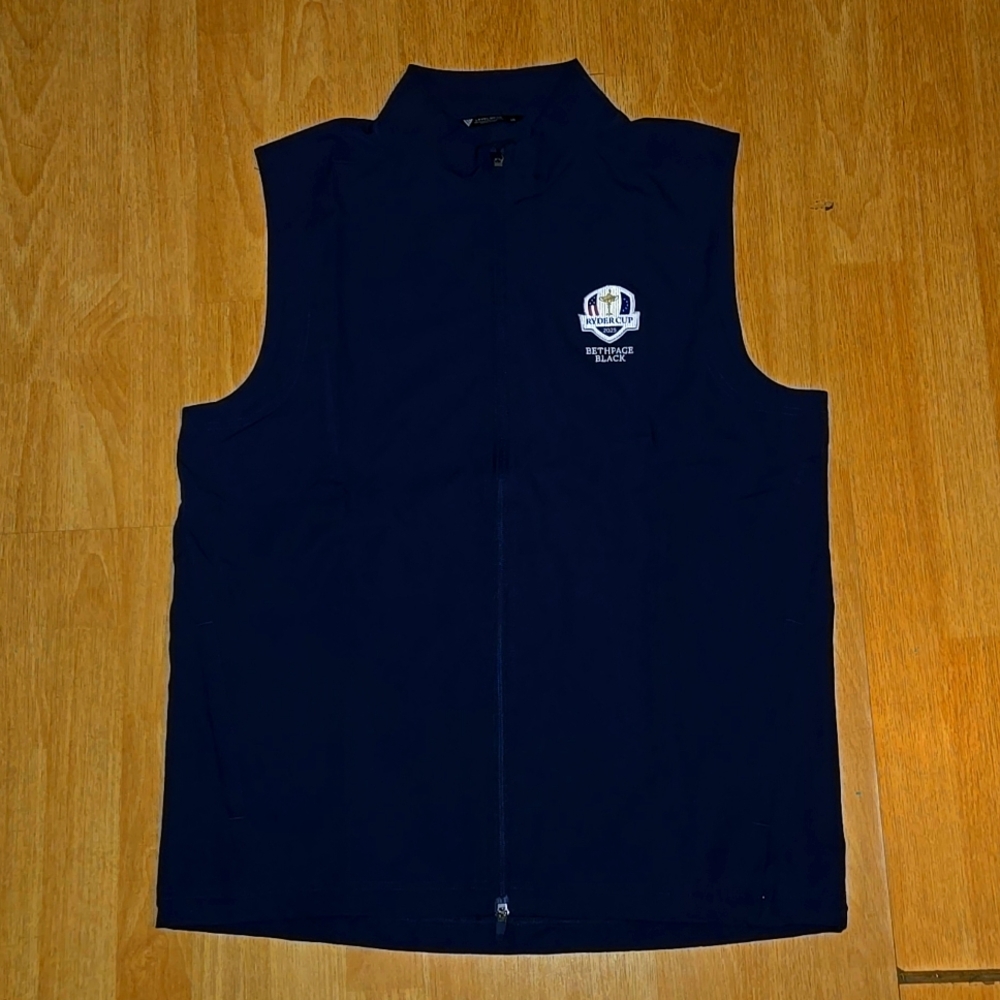 Official Ryder Cup 2025 Mens Full Zip Lightweight Golf Vest